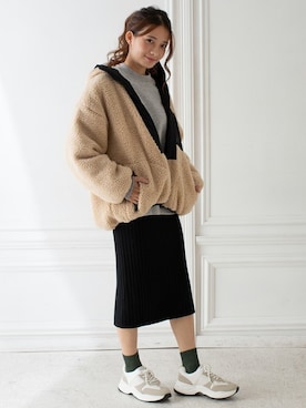 「GRADE（グレイド）のアイテム」を使った、OF LIFEさん（レディース・160cm）の秋コーディネート