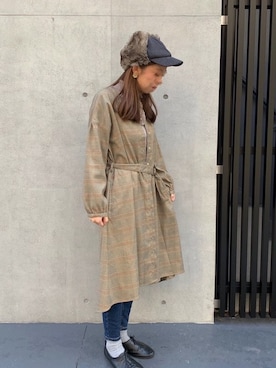 「OF LIFE（オブライフ）のアイテム」を使った、OF LIFEさん（レディース・160cm）の秋コーディネート