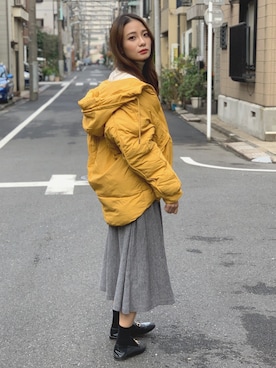 「アイテム（ソックス/靴下、その他）」を使った、OF LIFEさん（レディース・160cm）の冬コーディネート