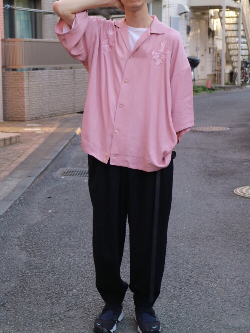 JIEDA（ジエダ）の「【JIEDA】EMBROIDERY BIG SHIRT（シャツ/ブラウス