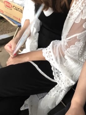「RESEXXY（リゼクシー）のアイテム（つなぎ/オールインワン）」を使った、eさんさん（レディース・156cm）の夏コーディネート