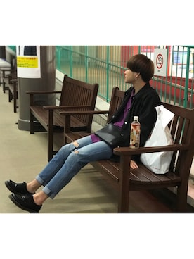 ゆうちゃろさん（メンズ・170cm）の春コーディネート