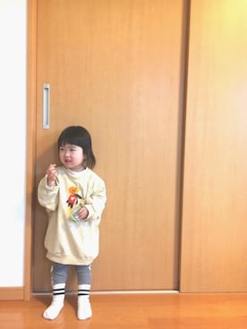 ユナ◡̈⃝︎さん（キッズ・90cm）の冬コーディネート