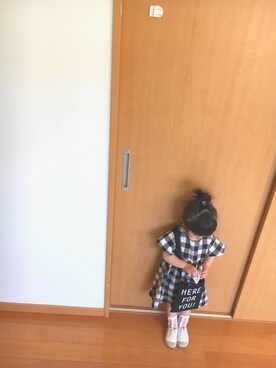 「D.fesense（ディーフェセンス）のアイテム（バッグ）」を使った、ユナ◡̈⃝︎さん（キッズ・90cm）の春コーディネート