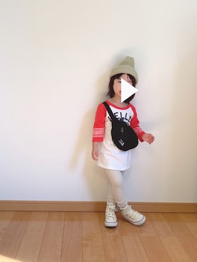 ユナ◡̈⃝︎さん（キッズ・90cm）の秋コーディネート