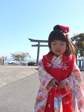 「2歳10ヶ月」｜「アイテム（その他）」を使った、ユナ◡̈⃝︎さん（キッズ・90cm）の秋コーディネート