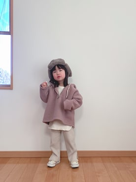 ユナ◡̈⃝︎さん（キッズ・90cm）の冬コーディネート