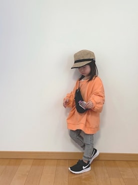 「ハイク」｜ユナ◡̈⃝︎さん（キッズ・90cm）の春コーディネート