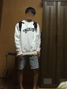 「VANS（バンズ）のアイテム（スウェット）」を使った、COCOROさん（メンズ・165cm）の秋コーディネート