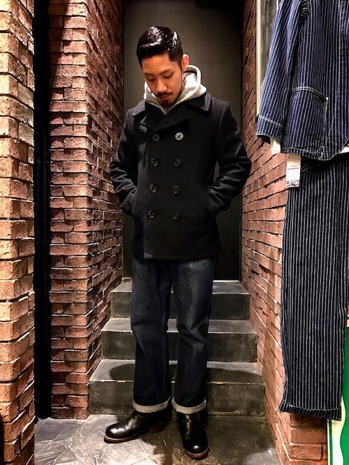 ショット　ピーコート　USA製　Schott 38サイズ　MからL schott（ショット）の「Schott/ショット/WOOL 4POCKET PEACOAT