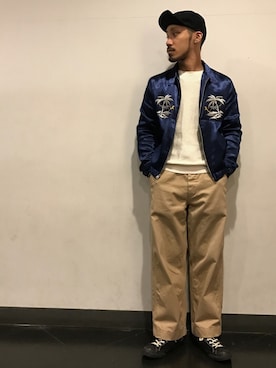 「THE H.W. DOG & CO. （ザエイチダブリュドックアンドコー）のアイテム」を使った、matsuokaさん（メンズ・170cm）の春コーディネート