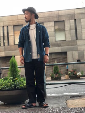 「BELIEVEINMIRACLE（ビリーブインミラクル）のアイテム」を使った、matsuokaさん（メンズ・170cm）の夏コーディネート