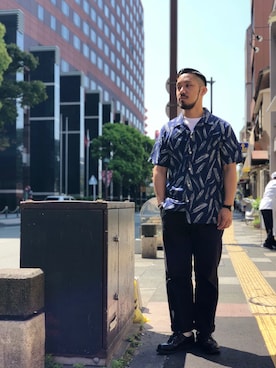 「アイテム（チノパンツ）」を使った、matsuokaさん（メンズ・170cm・20代）の春コーディネート