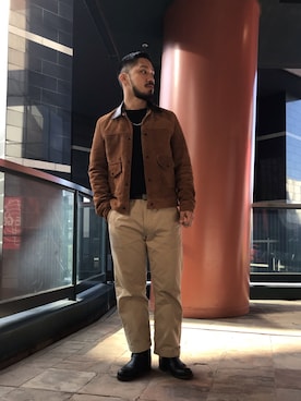 matsuokaさん（メンズ・170cm）の冬コーディネート