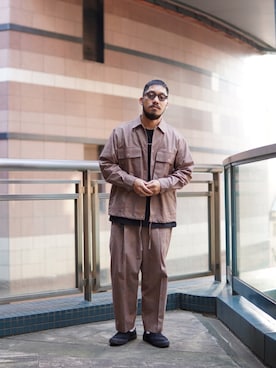 「HAVERSACK（ハバーザック）のアイテム（ジャケット/アウター）」を使った、matsuokaさん（メンズ・170cm）の秋コーディネート
