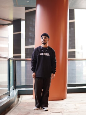 「ファッションの力を信じよう」｜「アイテム（スラックス）」を使った、matsuokaさん（メンズ・170cm）の秋コーディネート