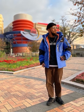 「ファッションの力を信じよう」｜「アイテム（帽子）」を使った、matsuokaさん（メンズ・170cm）の秋コーディネート