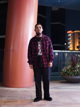 「ファッションの力を信じよう」｜「アイテム（アクセサリー）」を使った、matsuokaさん（メンズ・170cm）の冬コーディネート