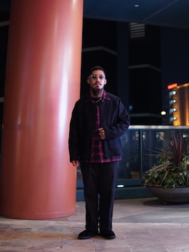 「ファッションの力を信じよう」｜「アイテム（アクセサリー）」を使った、matsuokaさん（メンズ・170cm）の冬コーディネート