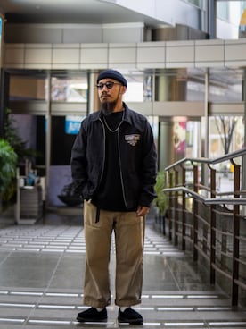 matsuokaさん（メンズ・170cm）の冬コーディネート