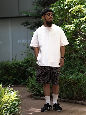 「柄パンツ」｜matsuokaさん（メンズ・170cm）の春コーディネート