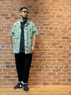 「ファッションの力を信じよう」｜「アイテム（スラックス）」を使った、matsuokaさん（メンズ・170cm）の春コーディネート