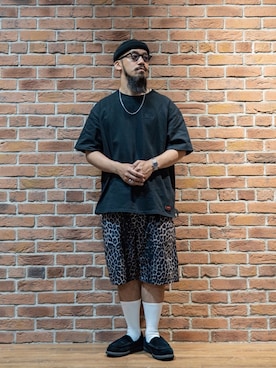「SCHOTT」｜「アイテム（アクセサリー）」を使った、matsuokaさん（メンズ・170cm）の春コーディネート