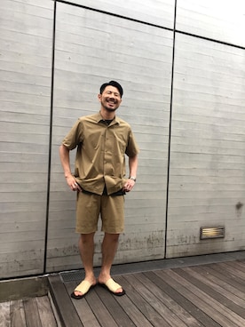 MASATOSHI KOMORIさん（メンズ・173cm）の夏コーディネート