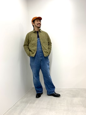 「DESCENTE ALLTERRAIN（デサント　オルテライン）のアイテム（トップス）」を使った、MASATOSHI KOMORIさん（メンズ・173cm）の秋コーディネート