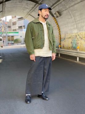 「CLASS（クラス）のアイテム」を使った、MASATOSHI KOMORIさん（メンズ・173cm）の冬コーディネート