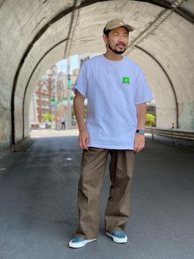 「WISM（ウィズム）のアイテム」を使った、MASATOSHI KOMORIさん（メンズ・173cm）の春コーディネート