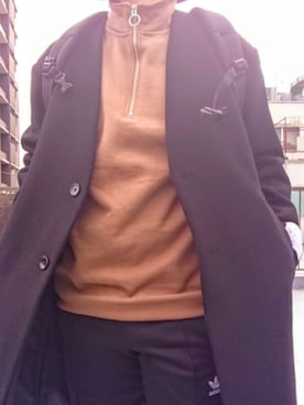 「GLOBAL WORK（グローバルワーク）のアイテム（その他アウター）」を使った、k88さん（メンズ・168cm）の冬コーディネート