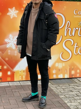 「SKKONE（スコーネ）のアイテム」を使った、k88さん（メンズ・168cm）の冬コーディネート