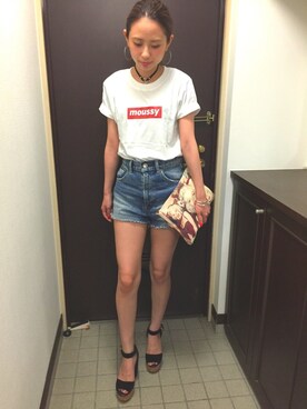 「オールバック」｜「アイテム（アクセサリー）」を使った、asuka☺︎さん（レディース・156cm）の夏コーディネート