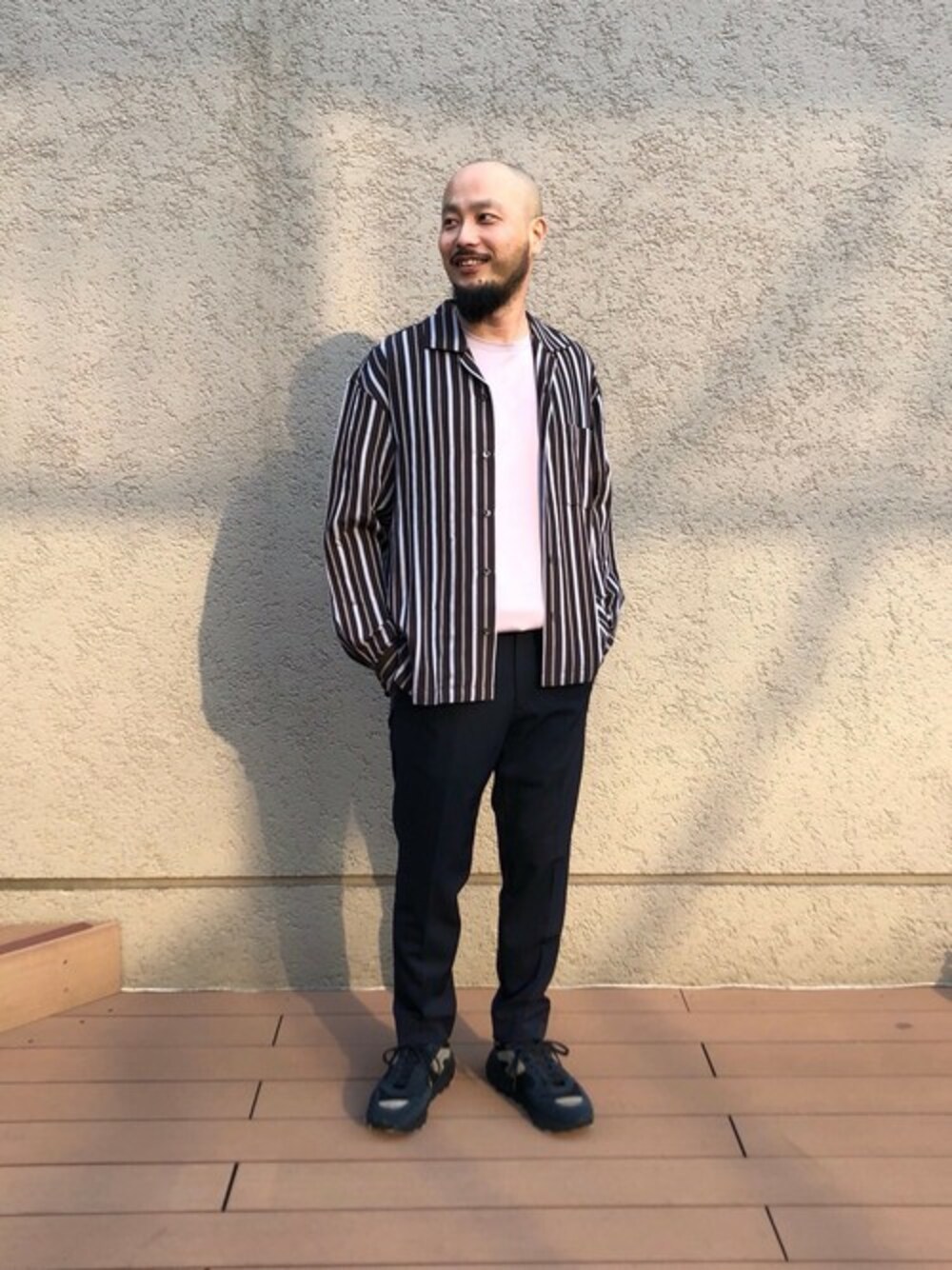 MAISON SPECIAL（メゾンスペシャル）の「先染めタックストライプ