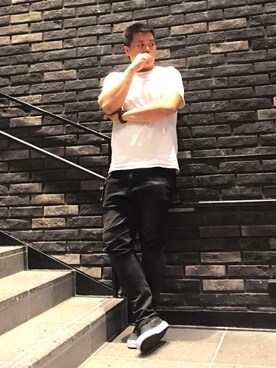 「RADICAL（RADICAL）のアイテム」を使った、廖春風さん（メンズ・176cm）の冬コーディネート