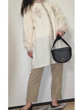 ちびシロさん（レディース・152cm）の春コーディネート