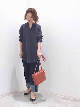 「koe（コエ）のアイテム（パンツ）」を使った、k..さん（レディース・157cm）の夏コーディネート