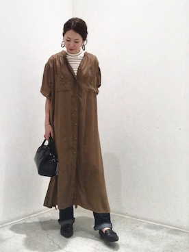 「koe（コエ）のアイテム（トップス）」を使った、k..さん（レディース・157cm）の夏コーディネート