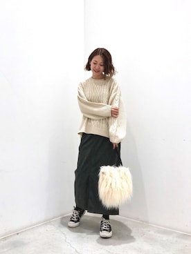 「koe（コエ）のアイテム」を使った、k..さん（レディース・156cm）の秋コーディネート