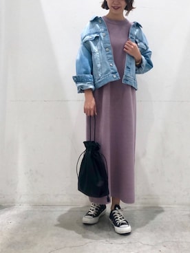 「koe（コエ）のアイテム（ジャケット/アウター）」を使った、k..さん（レディース・156cm）の冬コーディネート