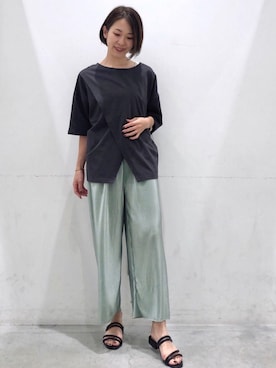 「koe（コエ）のアイテム」を使った、k..さん（レディース・156cm）の夏コーディネート