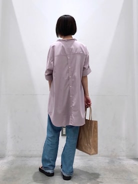 「koe（コエ）のアイテム（パンツ）」を使った、k..さん（レディース・156cm）の夏コーディネート