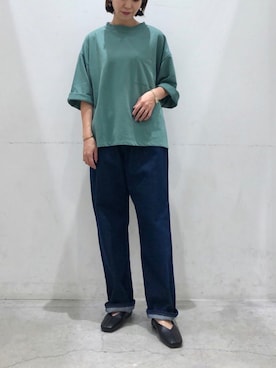 「koe（コエ）のアイテム（チュニック）」を使った、k..さん（レディース・156cm）の秋コーディネート