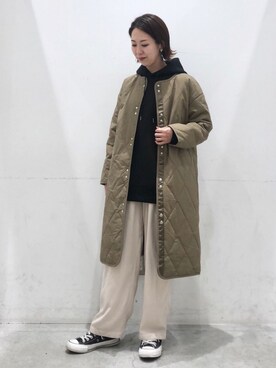 「koe（コエ）のアイテム（ジャケット/アウター）」を使った、k..さん（レディース・156cm）の秋コーディネート