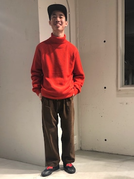 八木さん（メンズ・175cm）の秋コーディネート