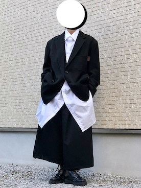 「タキシード」｜「アイテム（ジャケット/アウター）」を使った、Natsukiさん（メンズ・161cm）の秋コーディネート