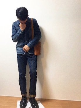 「DOCHE（ドーチェ）のアイテム」を使った、やわらさん（メンズ・172cm）の秋コーディネート