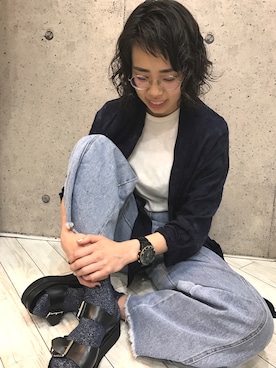 「アイテム（その他トップス）」を使った、こばやしきえさん（レディース・168cm）の春コーディネート