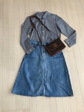 「DOMINGO（ドミンゴ）のアイテム」を使った、ぷっちさん（レディース・171cm）の春コーディネート